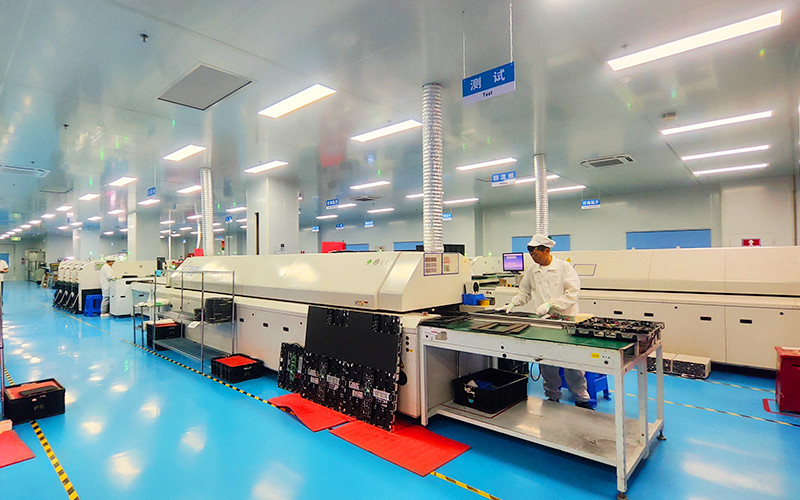 SHENZHEN DDW TECHNOLOGY CO.,LTD linea di produzione in fabbrica