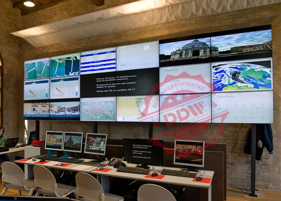 1.7mm 700 monitor stretto eccellente dell'incastonatura della parete 55 di Samsung dei pidocchi video per affitto DDW-LW550HN14