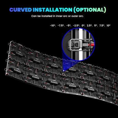 7680hz a prova d'acqua p1.56 p3.91 p2.6 p2.97 p2.604 p2.976 schermo a LED a parete video stage noleggio