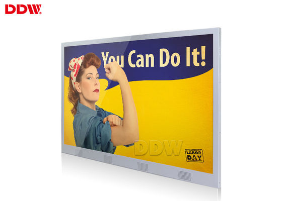 Totem dell'esposizione di pubblicità del multi schermo attivabile al tatto del punto/orizzontale fissati al muro 43" DDW-AD4301WN