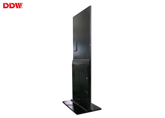 Pavimento ultra sottile a 49 pollici che sta contrassegno digitale per il centro commerciale