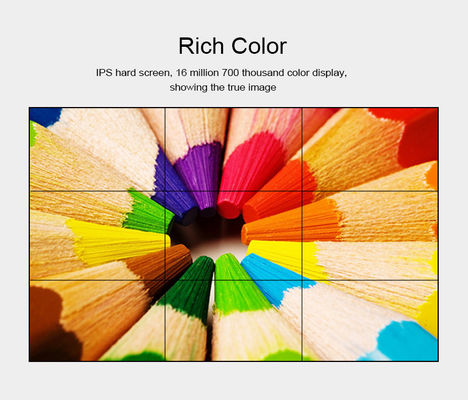 Supporto di segnale stretto eccellente dello schermo HDMI di IPS dell'incastonatura della video parete LCD a 55 pollici del FCC LG