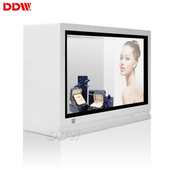 Lo schermo di visualizzazione trasparente Backlit WLED, 37" vede attraverso l'affissione a cristalli liquidi visualizzare DDW-ADTS3701