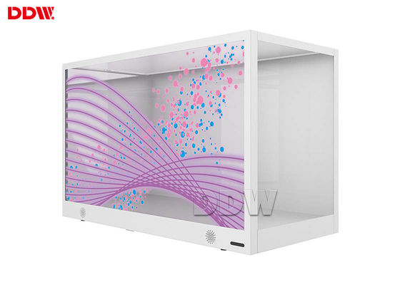 Monitor trasparente dell'affissione a cristalli liquidi del contrassegno digitale trasparente a 32 pollici di alta qualità per la vendita al dettaglio