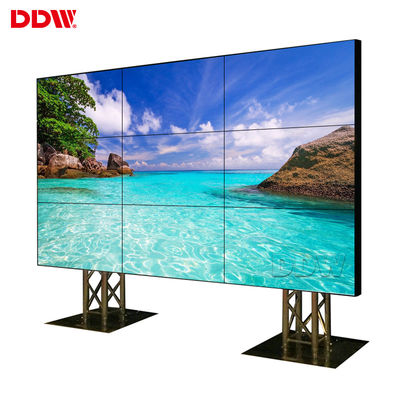 esposizione LCD senza cuciture di 5.3mm, parete multipla retroilluminata di 500 pidocchi LED TV una video