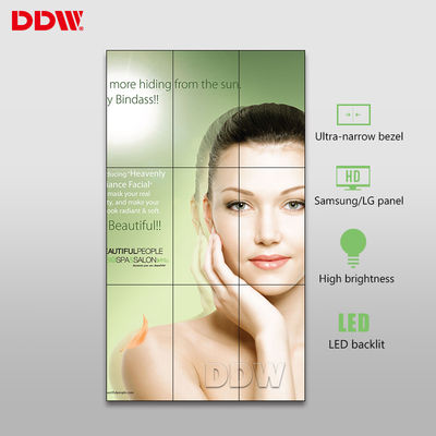 le grandi video esposizioni di parete di alta luminosità 500nits, 55" Videowall TV LCD scherma