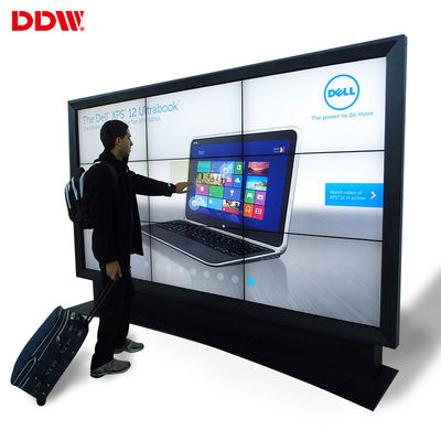 Ciclo di RS-232 RJ45 - schermo attivabile al tatto Videowall, parete interattiva a 55 pollici del circuito del video di moto