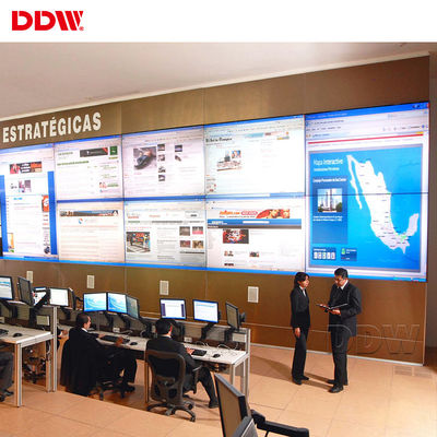 Video ciclo LCD Daisy Chain Ultra Narrow Bezel della parete HD 1920x1080 RJ45 di sicurezza a 46 pollici