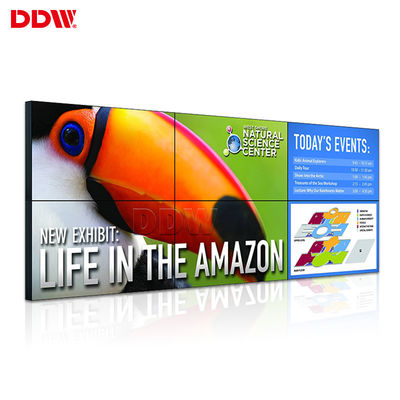 Video ciclo LCD Daisy Chain Ultra Narrow Bezel della parete HD 1920x1080 RJ45 di sicurezza a 46 pollici