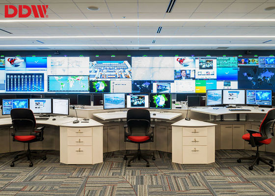 Parete del monitor di controllo RS232 video, esposizione di parete sottile del video di LCD dell'incastonatura