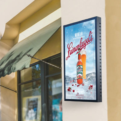 All'aperto a 43 pollici tutto il contrassegno fissato al muro di alluminio di Digital di alta luminosità