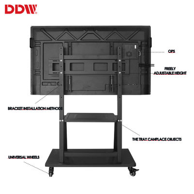 bordo bianco interattivo dell'esposizione 65Inch 20 punti di multi tocco di IR di lavagna interattiva LCD
