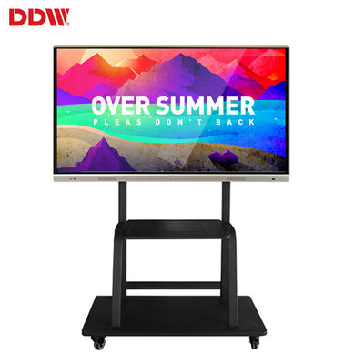 bordo bianco interattivo dell'esposizione 65Inch 20 punti di multi tocco di IR di lavagna interattiva LCD