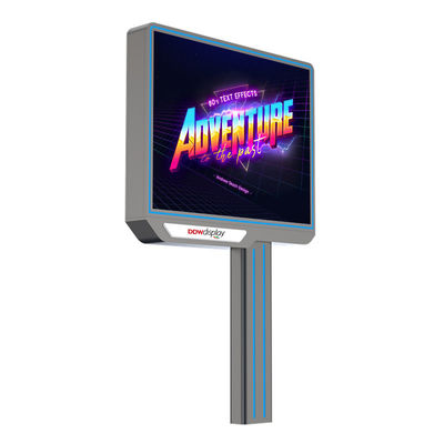 Display digitale in acciaio a prova d'acqua p6 a colori completi cartelloni pubblicitari all'aperto