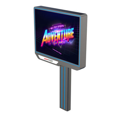 Display digitale in acciaio a prova d'acqua p6 a colori completi cartelloni pubblicitari all'aperto