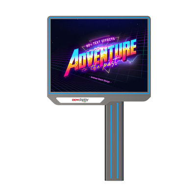 Display digitale in acciaio a prova d'acqua p6 a colori completi cartelloni pubblicitari all'aperto