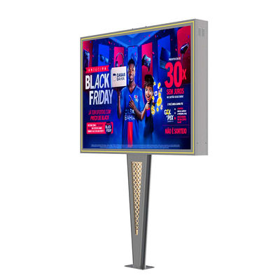 Disegno personalizzato di fascia alta p6 8000nits acciaio impermeabile IP65 cartellone digitale all'aperto a LED per la pubblicità