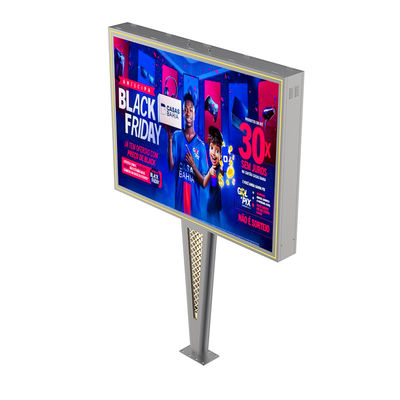 Disegno personalizzato di fascia alta p6 8000nits acciaio impermeabile IP65 cartellone digitale all'aperto a LED per la pubblicità
