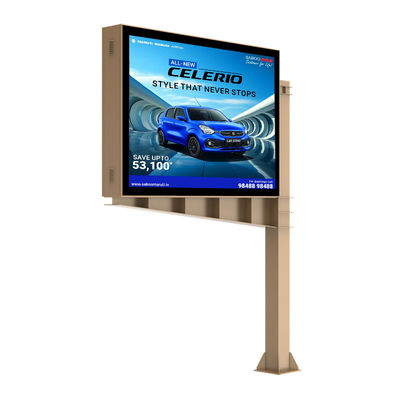 Facile installazione 8000nits IP65 p6 display digitale a led schermo cartellone pubblicitario esterno