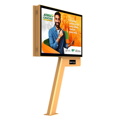 Disegno di fascia alta 8000nits p6 Front IP65 in acciaio LED schermo a prova d'acqua cartellone pubblicitario esterno