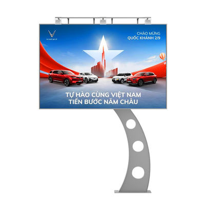 P6 8000nits di acciaio IP65 impermeabile cartelloni pubblicitari elettronici digitali all'aria aperta