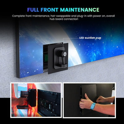 P1.56 P1.95 P2.5 Full Color Ultra-thin Fixed Indoor LED Video Wall Indoor 4k HD Screen ad alta luminosità