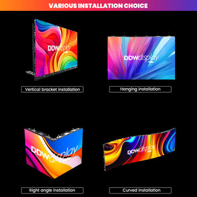 Display a LED a noleggio di palcoscenico professionale per prestazioni 160/160° angolo di visione e rapporto di contrasto 5000:1