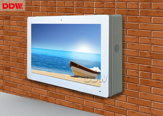 Tipo recinzione antipolvere DDW-3201W 2500nits 1920x1080 di TFT del metallo del totem LCD all'aperto solo dell'esposizione del supporto
