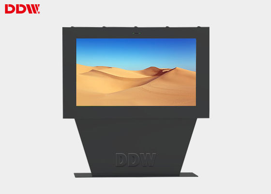 Dietroilluminazione a LED Display di segnaletica digitale trasparente e indipendente Risparmio energetico