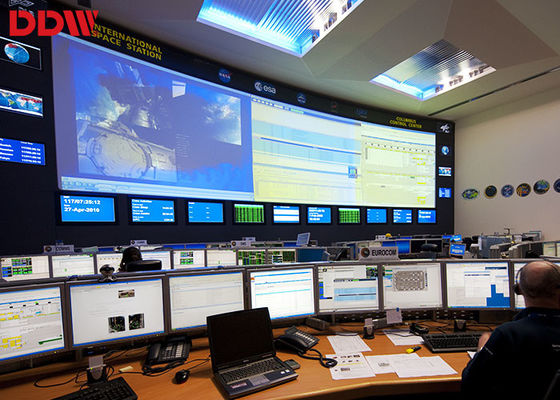 Monitor del video CCTV a 55 pollici della parete/sicurezza dell'incastonatura ultra stretta fissato al muro