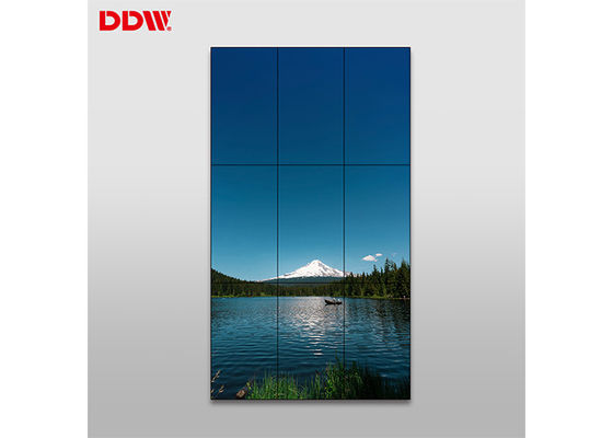 Pubblicità di video parete dello schermo multi, fan a basso rumore dell'esposizione LCD Frameless