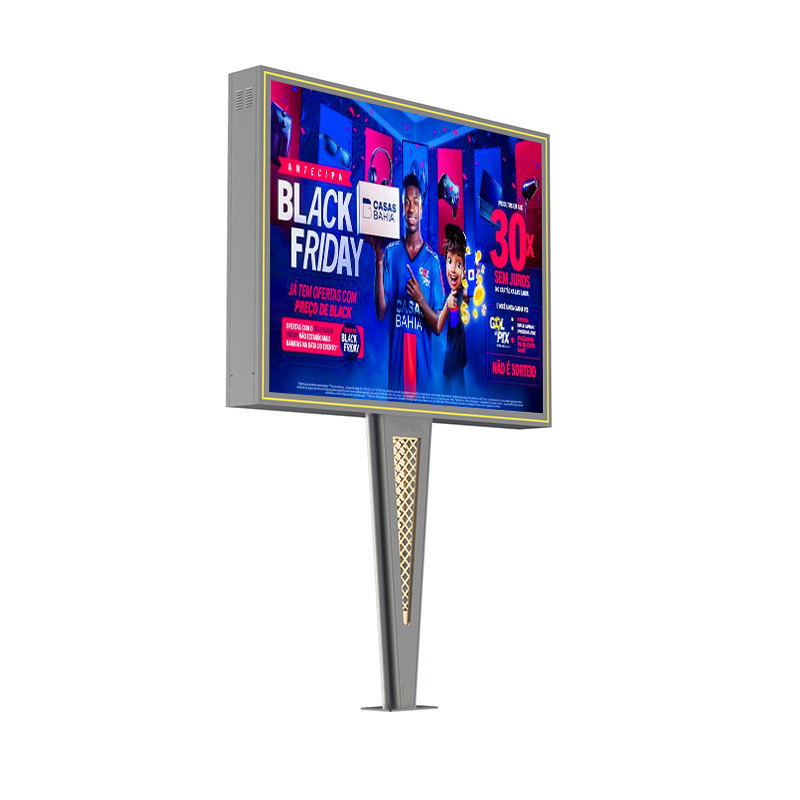 Disegno personalizzato di fascia alta p6 8000nits acciaio impermeabile IP65 cartellone digitale all'aperto a LED per la pubblicità