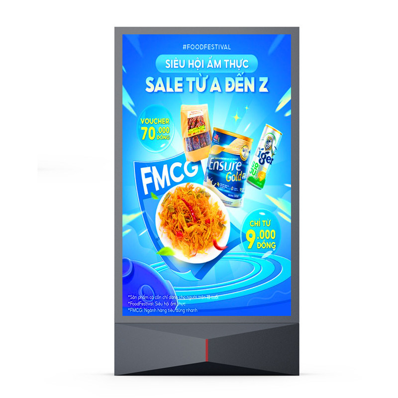 Facile installazione IP65 impermeabile P4 P5 P6 P8 P10 mupi digital led digital signage display